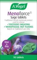 A.Vogel Menoforce Sage 90 Tablets / for Menopausal Hot Flushes & Night Sweats