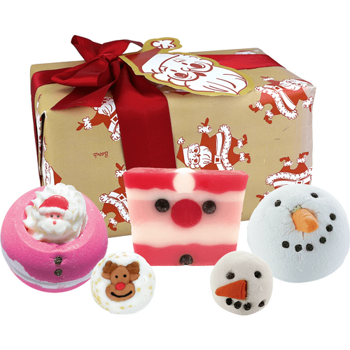 Bomb Cosmetics Luxury Bath & Soap Christmas Claus for Celebration Gift Packs Sets