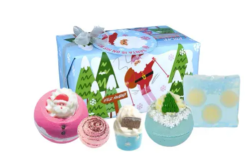 Bomb Cosmetics Luxury Bath & Soap Christmas SANTA'S COMING Gift Packs Sets