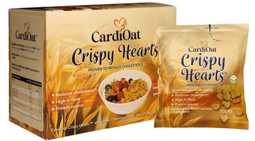 CardiOat Crispy Hearts Oat Cereal Proven to Reduce Cholesterol