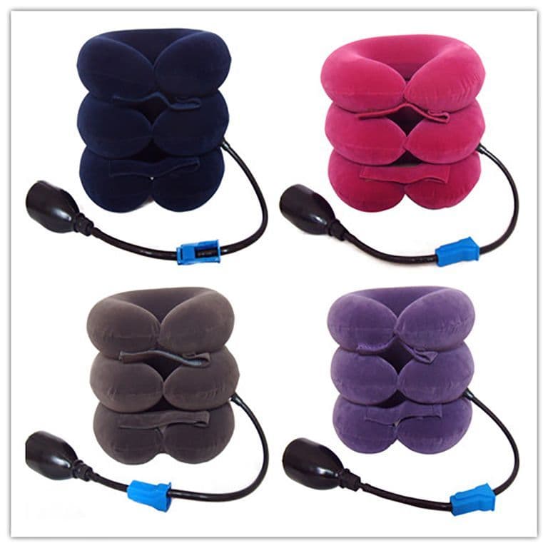 Cervical Traction Apparatus Air Inflatable Pillow Neck Support Brace