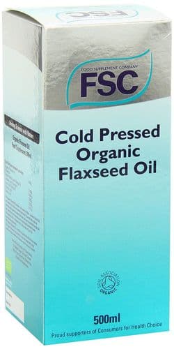 FSC Cold Pressed Organic Flaxseed Oil 500ml