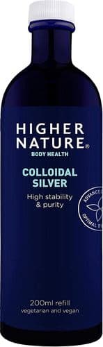 Higher Nature Colloidal Silver Anti-septic Refill - 200ml