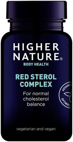 Higher Nature Red Sterol Complex - For normal Cholesterol balance / 90 Tabs