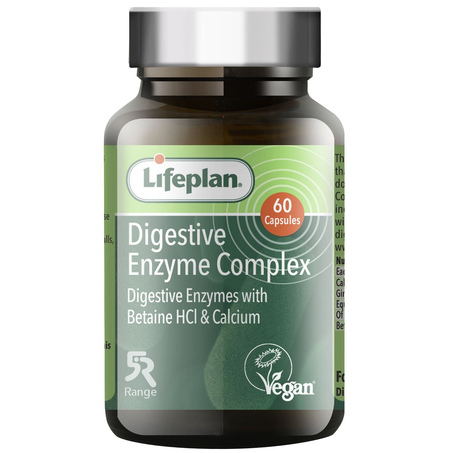 Lifeplan 5R Digestive Enzyme Complex 60 Capsules