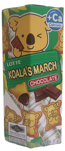 Lotte Koala's March Flavoured Cream Filled Biscuits 37g x 6 packs