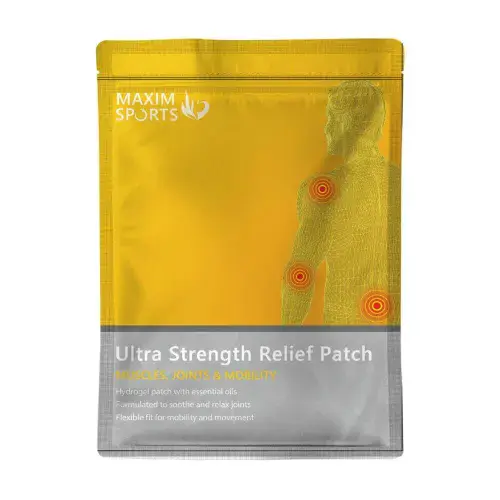 Maxim Sports Ultra Strength Relief Hydrogel Patch Muscles Joints & Mobility