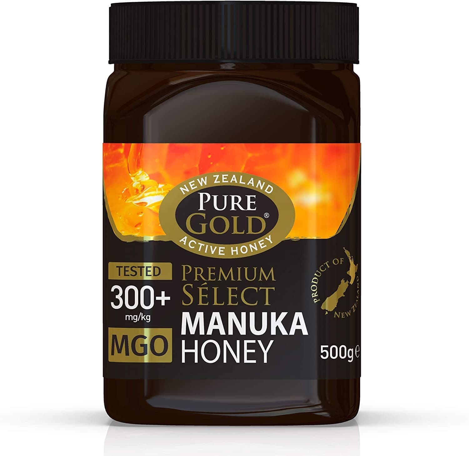 New Zealand Pure Gold Premium Select Manuka Honey 300 Mgo 500g Active Honey New Zealand Pure Gold Premium Select Manuka Honey 300 Mgo 500g Active Honey