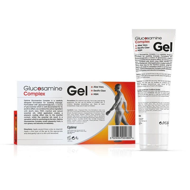 Optima Glucosamine Joint Complex Gel 125 ml Devils Claw MSM Aloe Vera