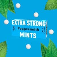 Peppersmith 100% Xylitol Extra Strong Eucalyptus Mint Pocket Packs, (Pack of 12)
