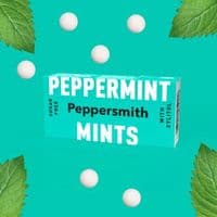 Peppersmith 100% Xylitol Peppermint Mint Pocket Packs (15g), (Pack of 12)