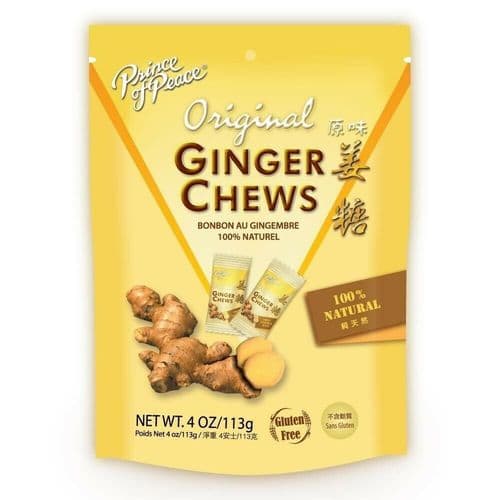 Prince of Peace Original Ginger Candy Chews 100% Natural Gluten Free