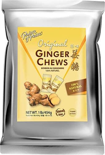 Prince of Peace Original Ginger Candy Chews 454g Original, Mango, Lemon 100% Natural Gluten Free