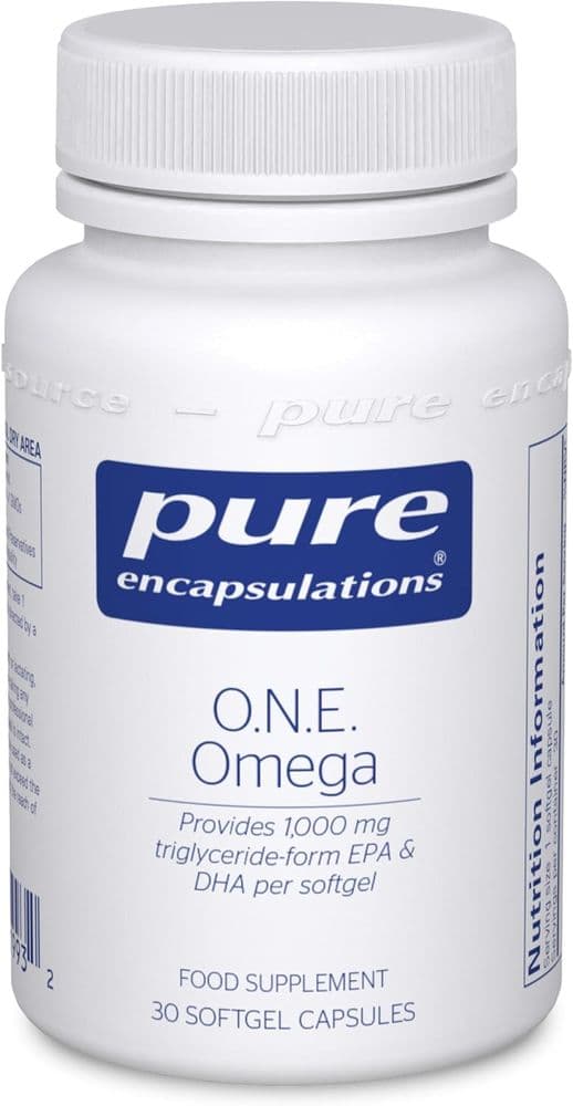 Pure Encapsulations O N E Omega - 1000mg EPA/DHA - 30 Seftgel Capsules