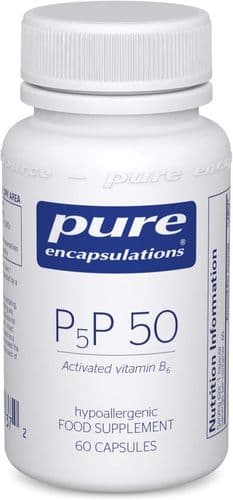 Pure Encapsulations P5P 50 - Activated Vitamin B6 - Pyridoxal-5' 60 Capsules