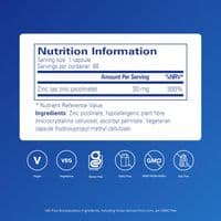 Pure Encapsulations Zinc 30 - Zinc Picolinate 30mg - 60 Capsules