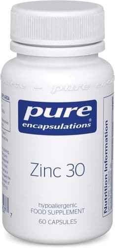 Pure Encapsulations Zinc 30 - Zinc Picolinate 30mg - 60 Capsules