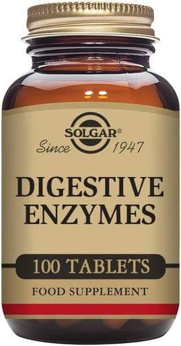 Solgar Digestive Enzymes Tablets - Increase Nutrient Absorption - Holistic Digestion S