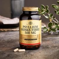 Solgar Psyllium Husks Fiber 500 mg Pack of 200 Vegicaps