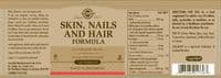 Solgar Skin, Nails and Hair, Improved MSM Formula - To help build collagen - With Vitamin C - Vegan
