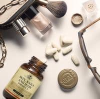 Solgar Skin, Nails and Hair, Improved MSM Formula - To help build collagen - With Vitamin C - Vegan