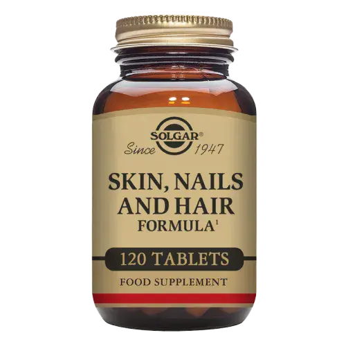Solgar Skin, Nails and Hair, Improved MSM Formula - To help build collagen - With Vitamin C - Vegan