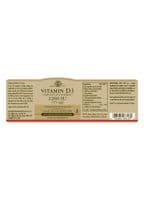 Solgar Vitamin D3 Cholecalciferol 2200 IU 55µg Vegetable Capsules Pack of 50