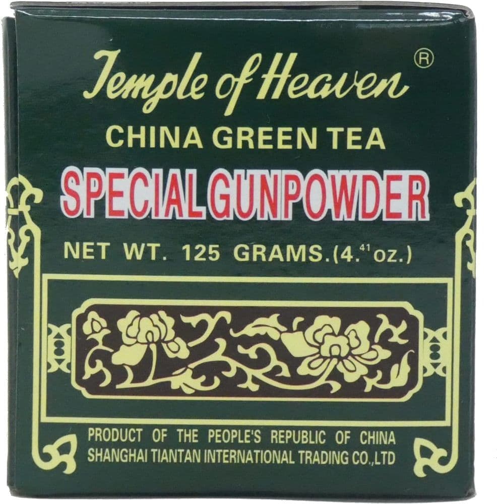 Temple Of Heaven Special Gunpowder Gun Powder Green TEA - 125G Loose ...