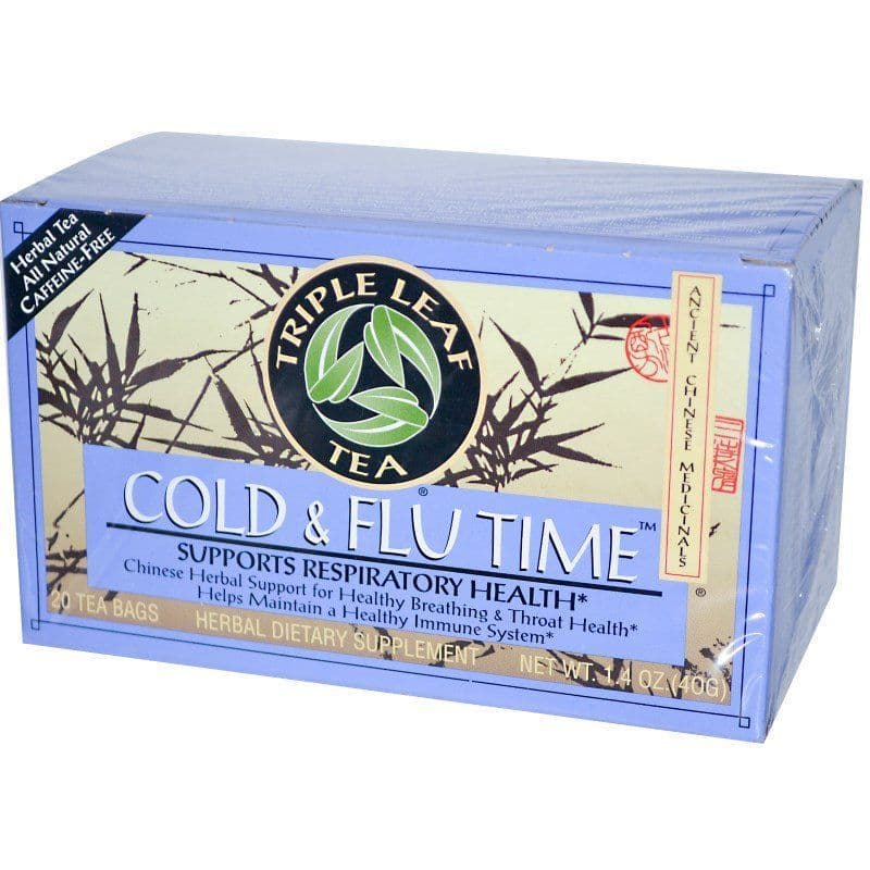 Triple Leaf Tea, Tisane Contre Le Rhume Et La Grippe, Sans