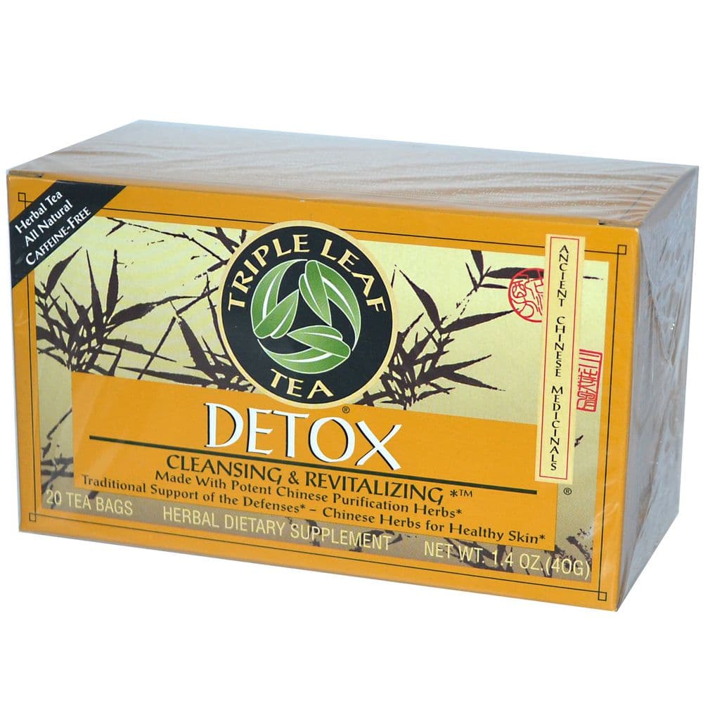 Triple Leaf Tea Herbal Detox Dieters Tea Drink Cleansing Revitalizing