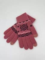 Winter hands knitted warm women winter gloves magic custom