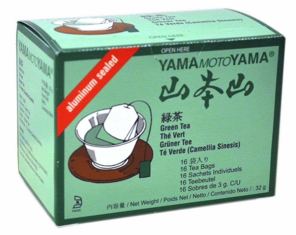 YamaMotoYama Aluminium Sealed Green Tea 48g 16 teabags
