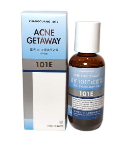 ZHUANGGUANG 101E Herbal Lotion great for ACNE Getaway Blue Package