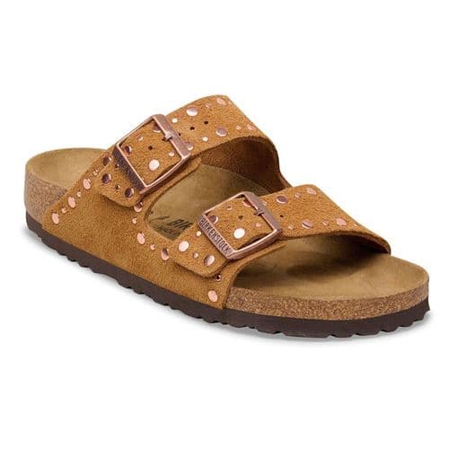 Birkenstock ARIZONA RIVET Suede Leather Mule