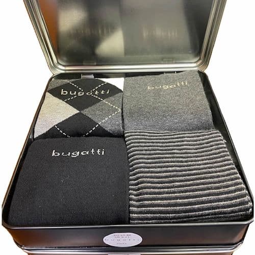 Bugatti 6111 4 Pack Socks