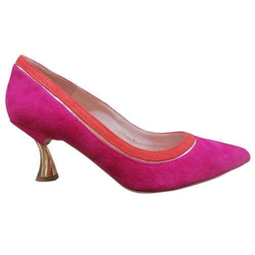 Emis 8213 Gold Heel Court Shoe