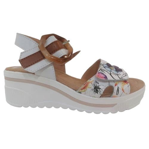 Redz T42-203 Velcro Strap Wedge Sandal