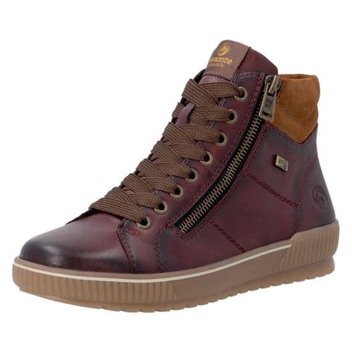 Remonte D0772 Burgundy Sneaker Boot