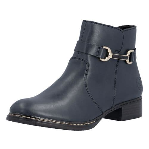Rieker 73487 Navy Boot