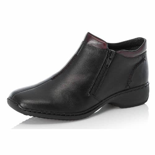Rieker L3882 E Fit Twin Zip Ankle Boot
