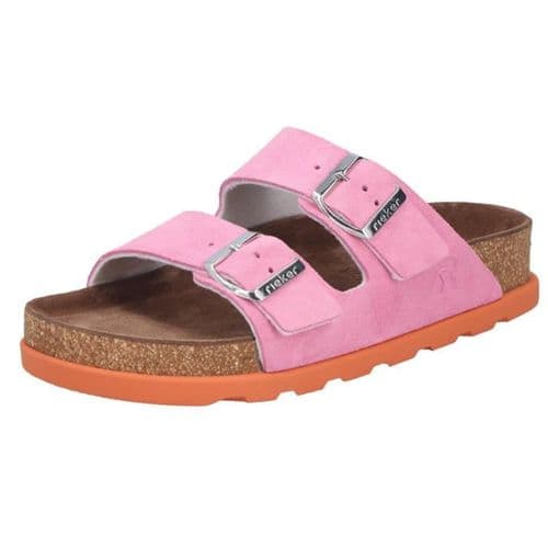 Rieker V3190 Double Strap Mule