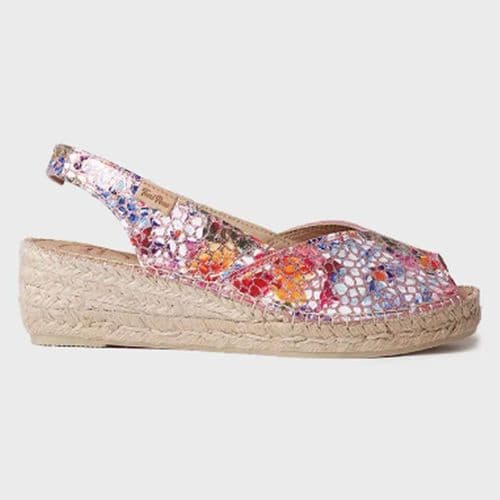 Toni Pons BERNIA-P Leather Wedge Espadrille