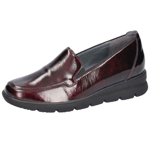 Waldlaufer Bruni 902501 Wide H Fit Patent Loafer