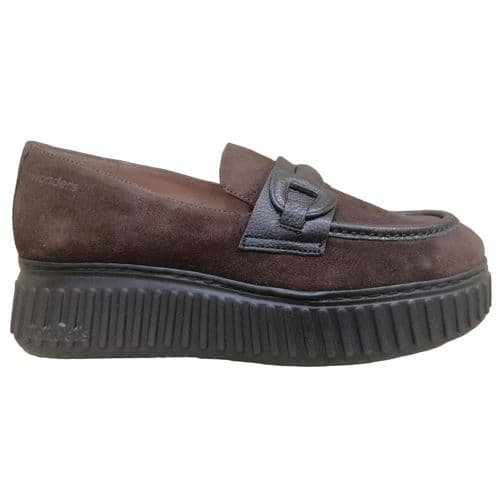 Wonders A5203 Brown Suede Loafer