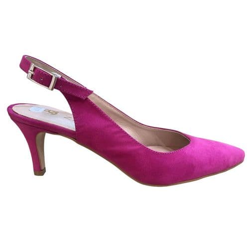Zany RP0013 Suede Slingback 