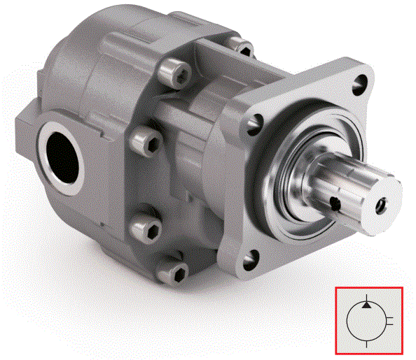 43cc Gear Pump ISO 4 Bolt - Clockwise - 200FZ0043DS **CONTACT US FOR COSTS**