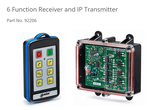 Lodar 6 Function *IP* Wireless Remote Control for Winch 92206-3