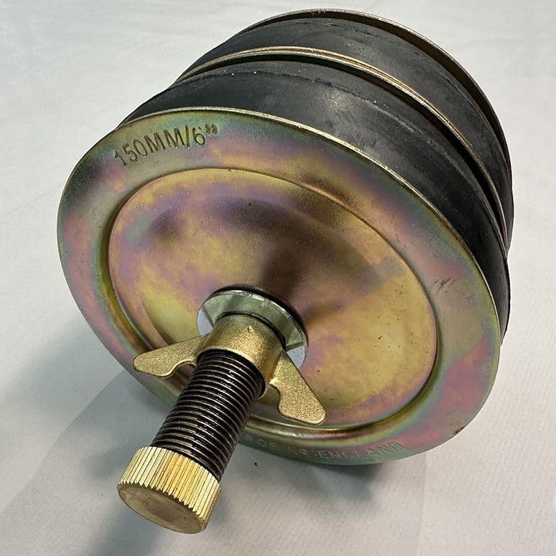150mm / 6 Inch Double Seal Expanding Steel Pipe Stopper