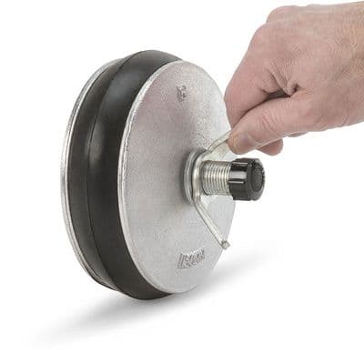 150mm / 6 Inch Expanding Aluminium Pipe Stopper - Pack of 4
