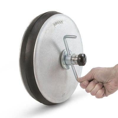 300mm / 12 Inch Expanding Aluminium Pipe Stopper - Pack of 2